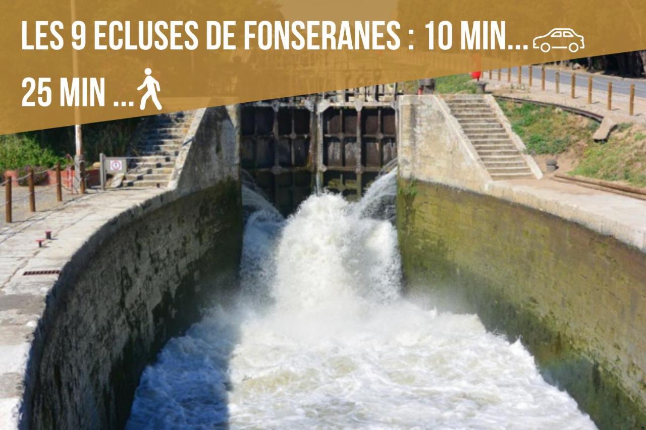Centre Historique - Free Parking - Self Checkin - Wifi - Industriel - Sleepntripbeziers Apartment Exterior foto