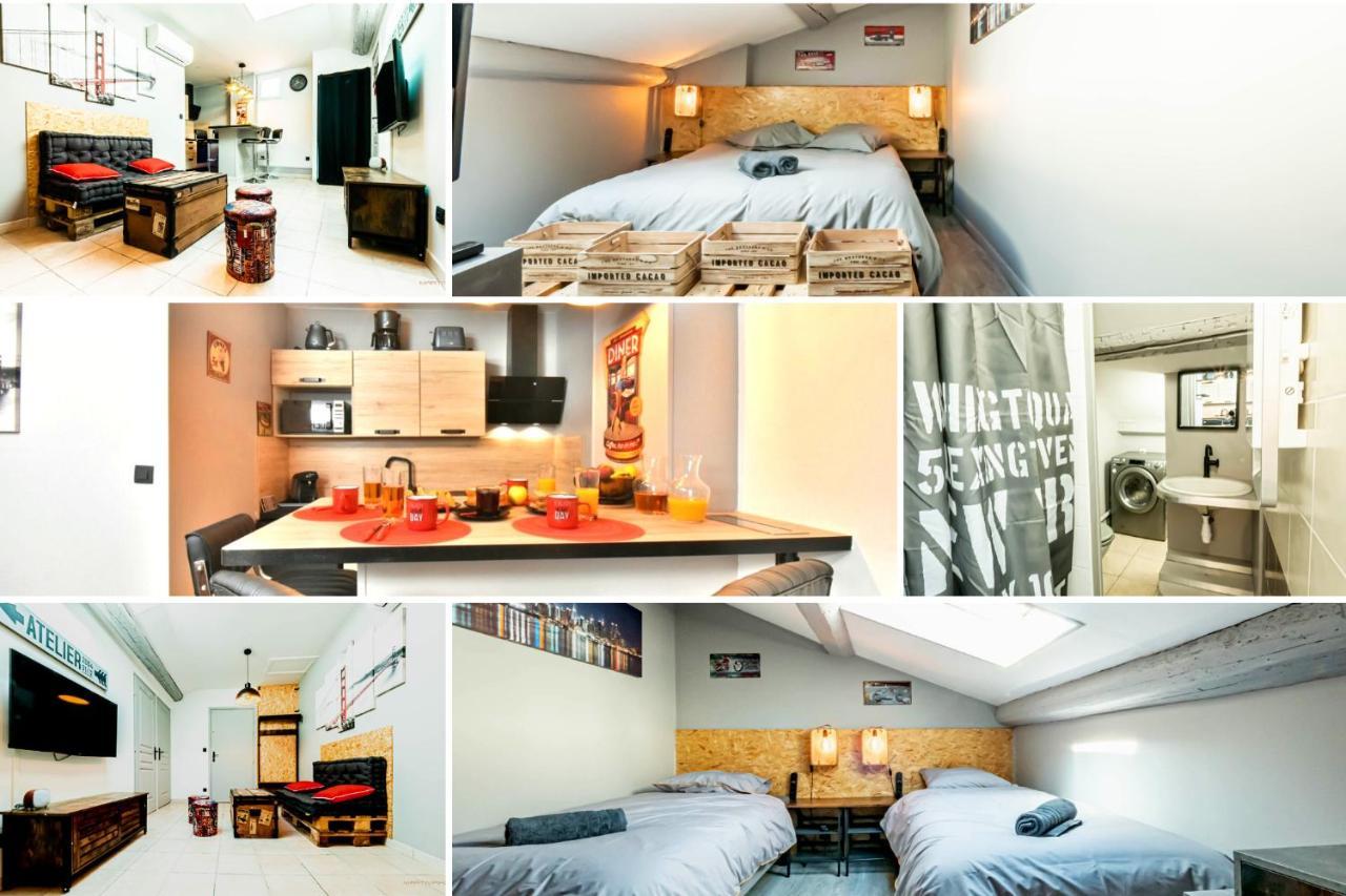 Centre Historique - Free Parking - Self Checkin - Wifi - Industriel - Sleepntripbeziers Apartment Exterior foto