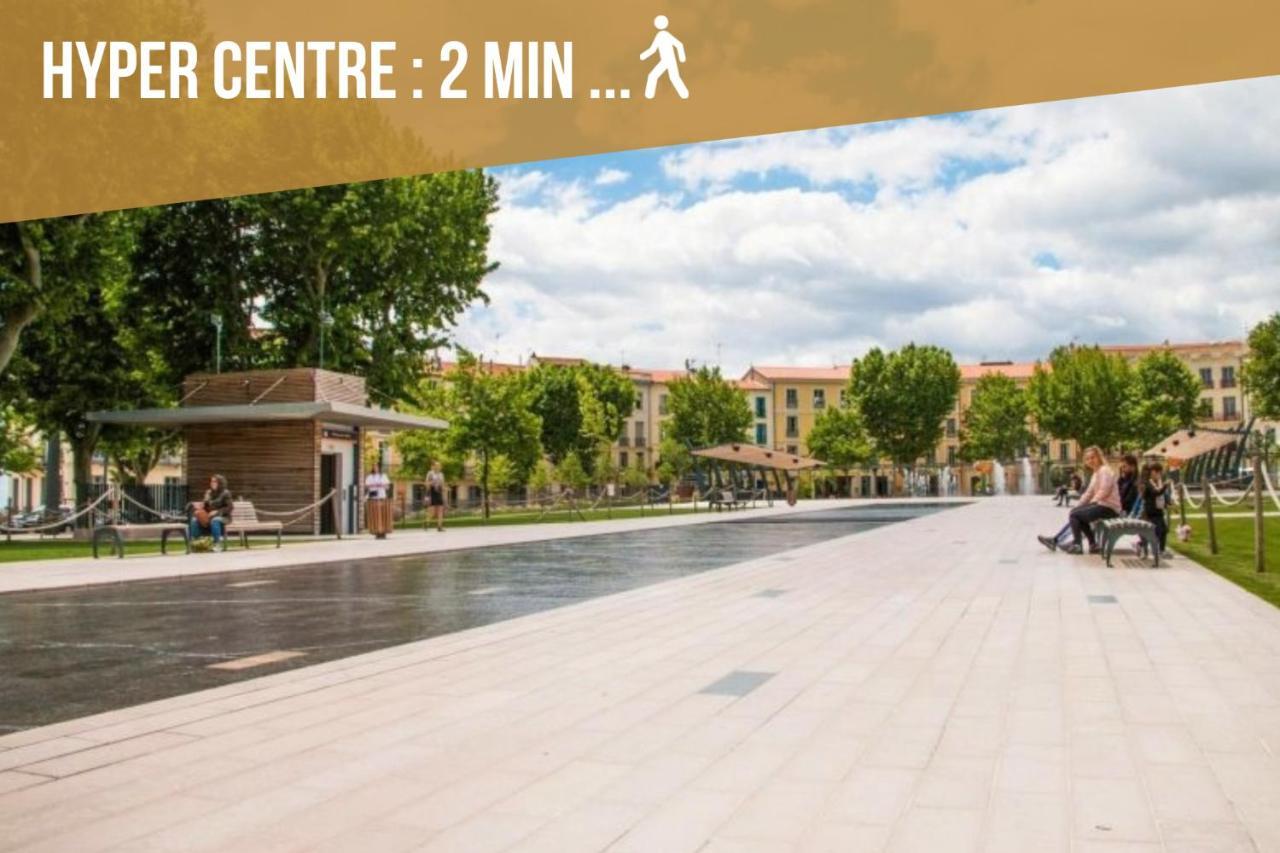 Centre Historique - Free Parking - Self Checkin - Wifi - Industriel - Sleepntripbeziers Apartment Exterior foto